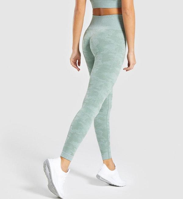 High Waisted Camouflage Yoga Pants For Women Seamless Gym Seamless Gym  Leggings With Elastic Fit For Fitness, Running, And Sports LJ200814 From  Luo02, $13.55