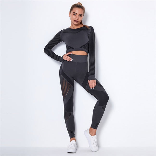 H Y Z long sleeve tops pairing with their tummy control leggings is h, Long Sleeve Top